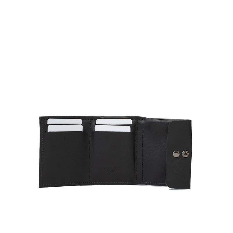 Leather Wallet for AirTag - Mini Trifold