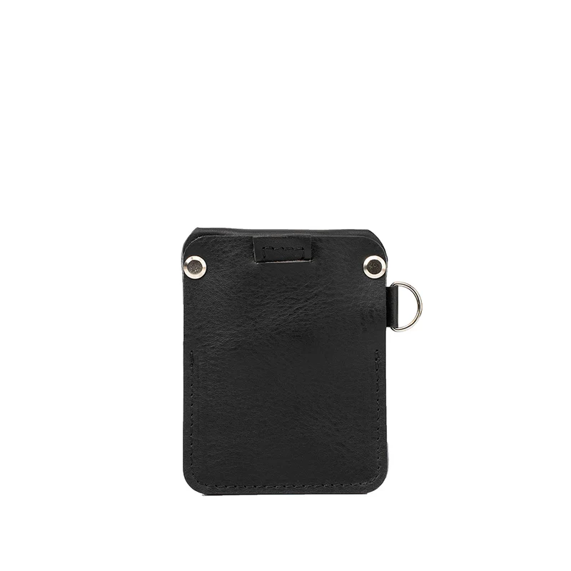 Leather Wallet for AirTag with D-ring