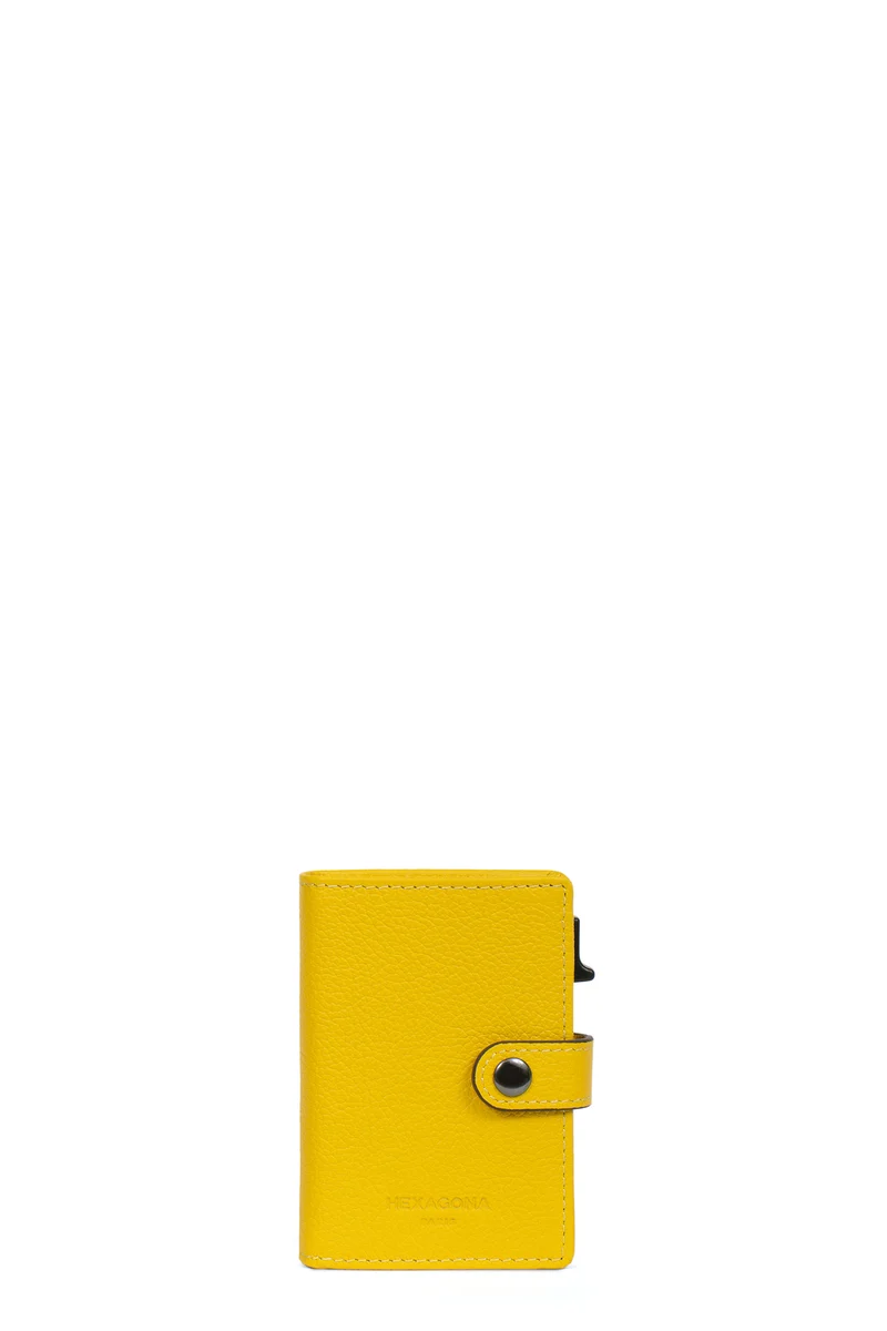 Boîtier porte-cartes - 2 volets - Stop RFID - Cuir