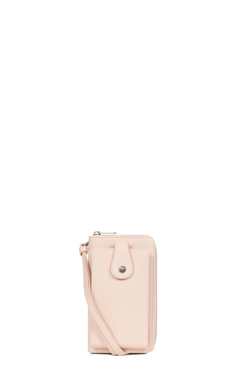 Pochette téléphone avec portefeuille - Stop RFID