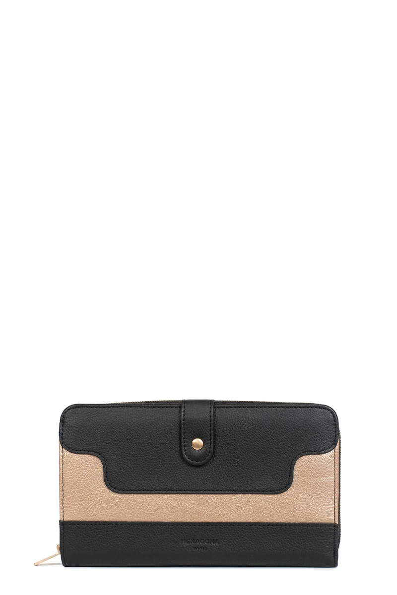Compagnon de voyage - 1 volet - Stop RFID - Cuir