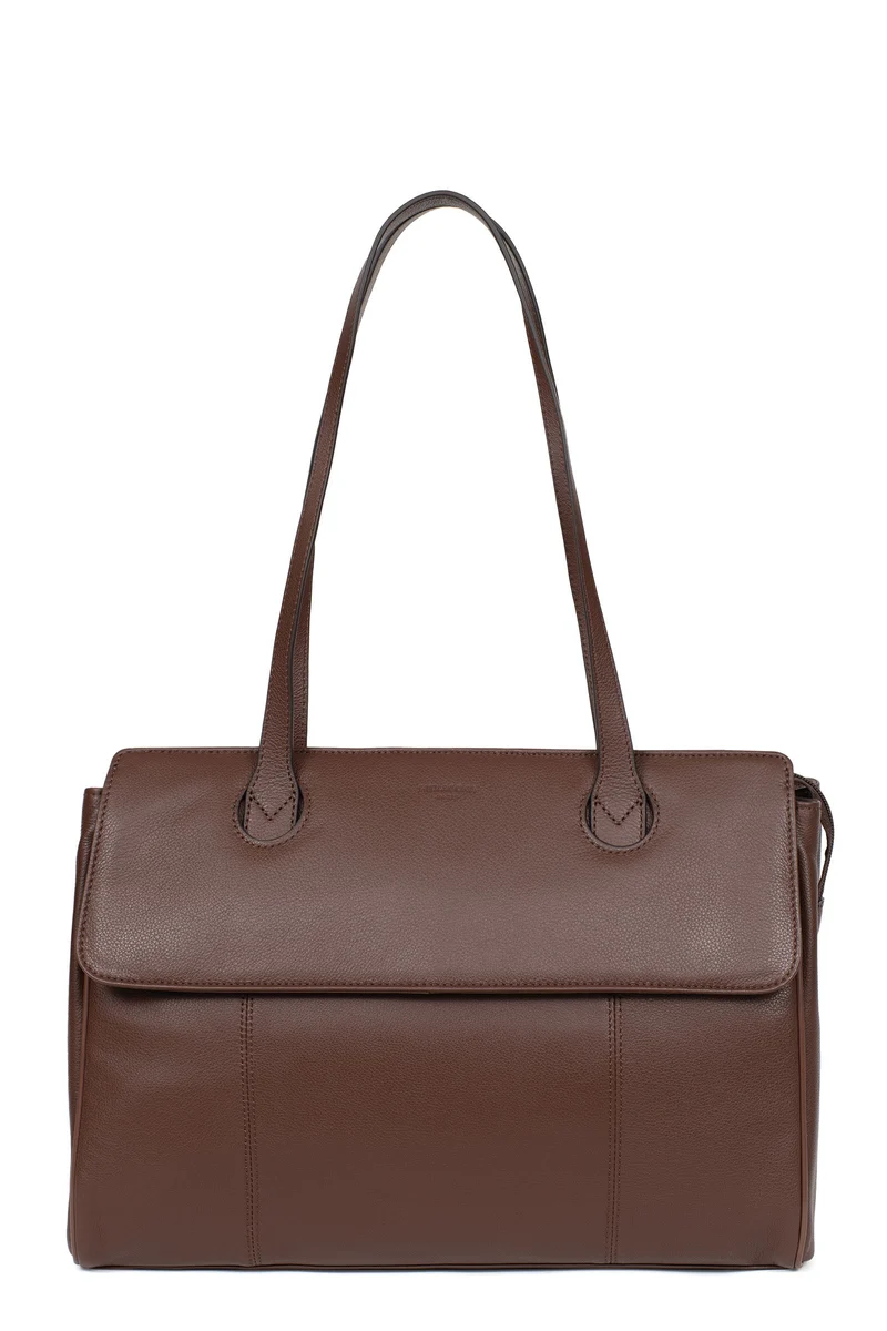 Sac porté épaule 2 anses - 13" & A4 - Cuir