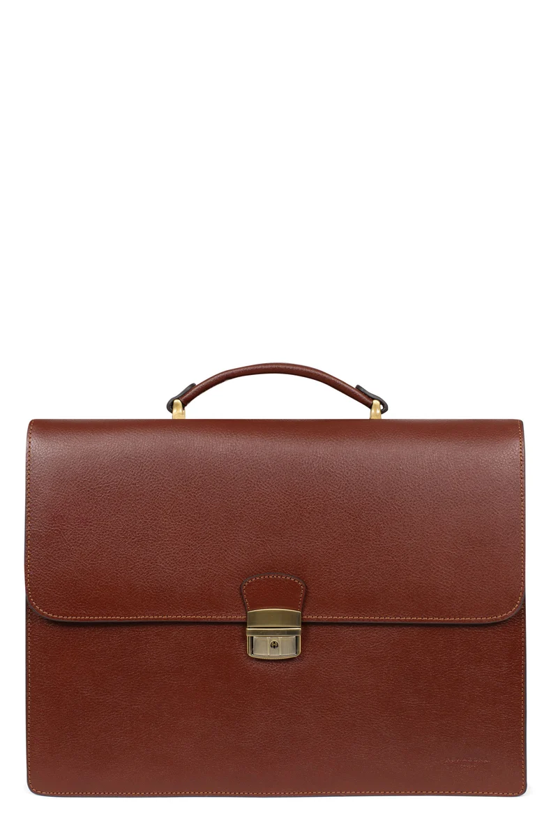 Cartable - A4 - Cuir