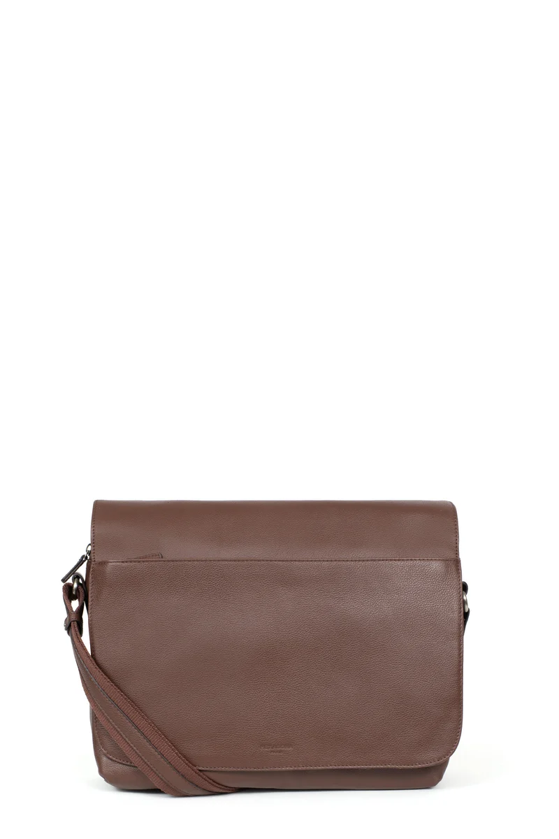 Gibecière - 13" & A4 - Cuir