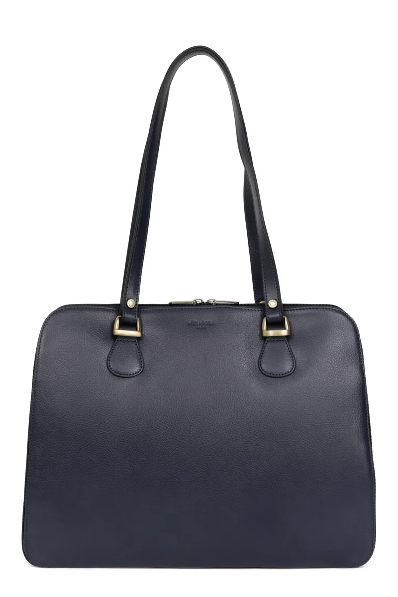 Sac porté épaule 2 anses - Tablette & A4 - Cuir