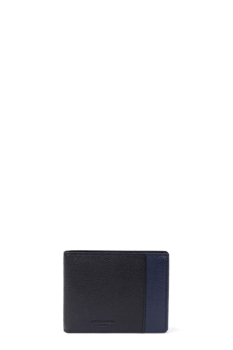Portefeuille italien - 2 volets - Stop RFID - Cuir