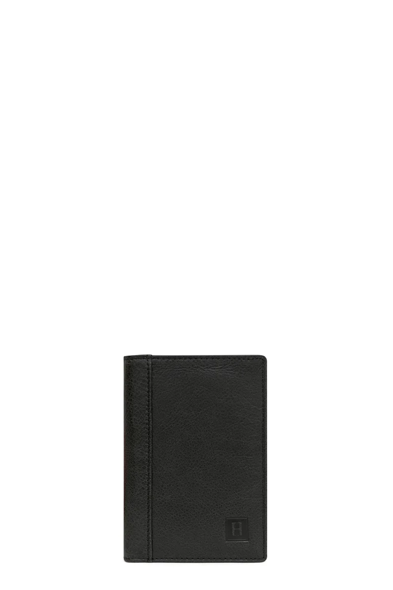 Portefeuille européen - 2 volets - Cuir