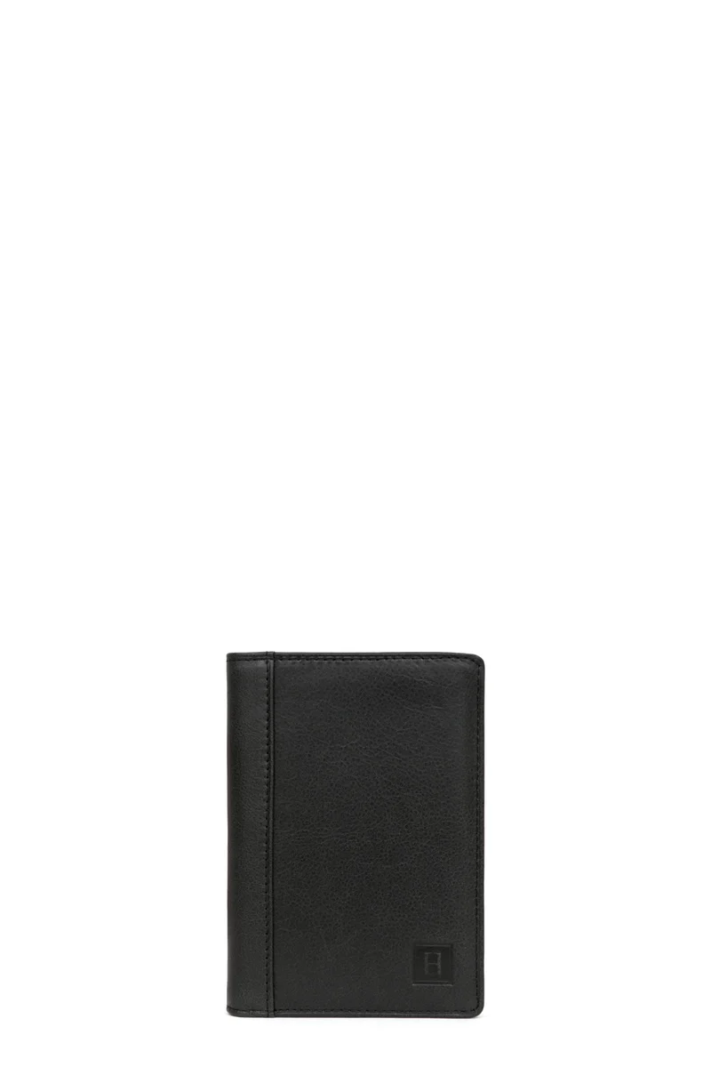 Portefeuille européen - 2 volets - Cuir