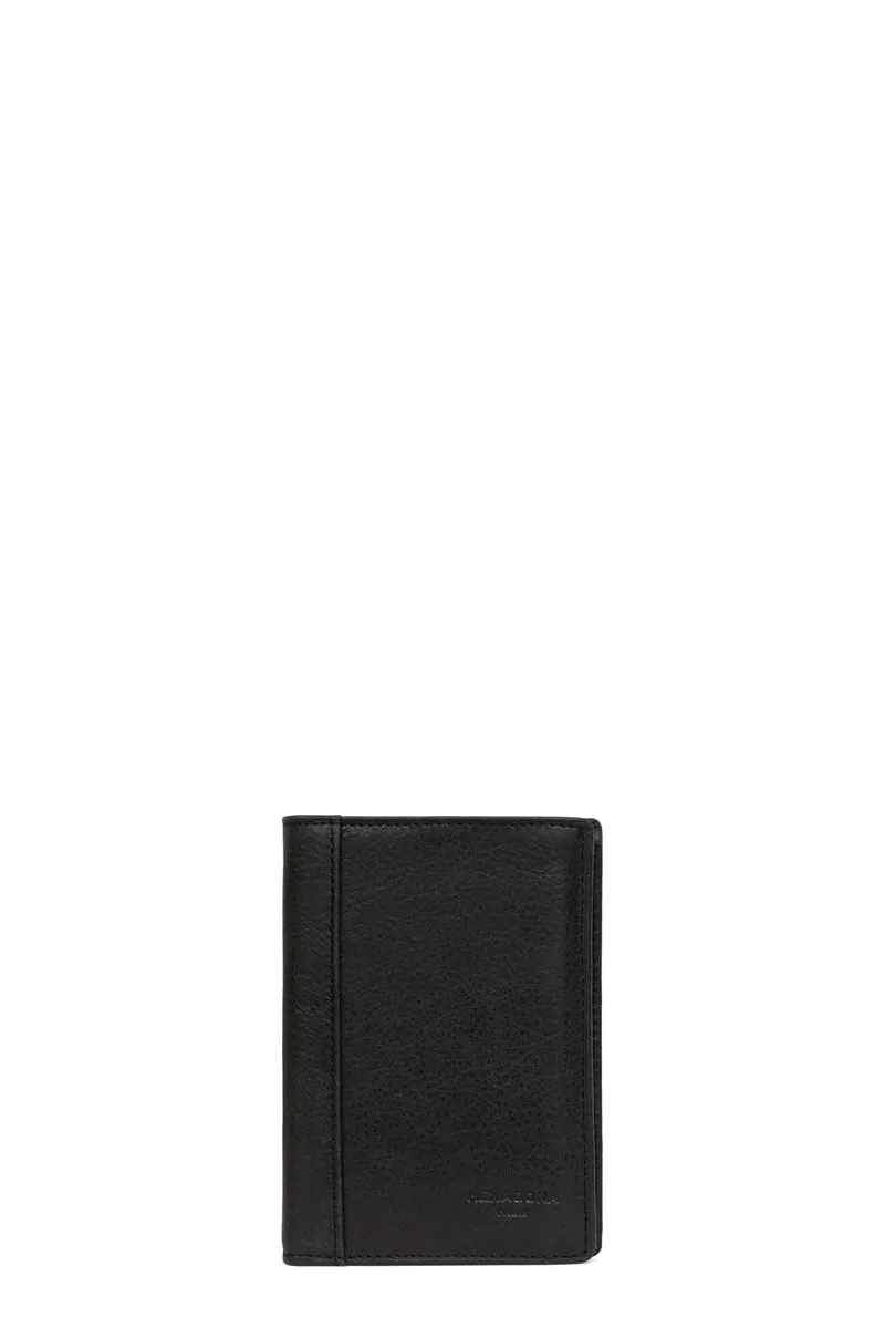 Portefeuille européen - 3 volets - Cuir