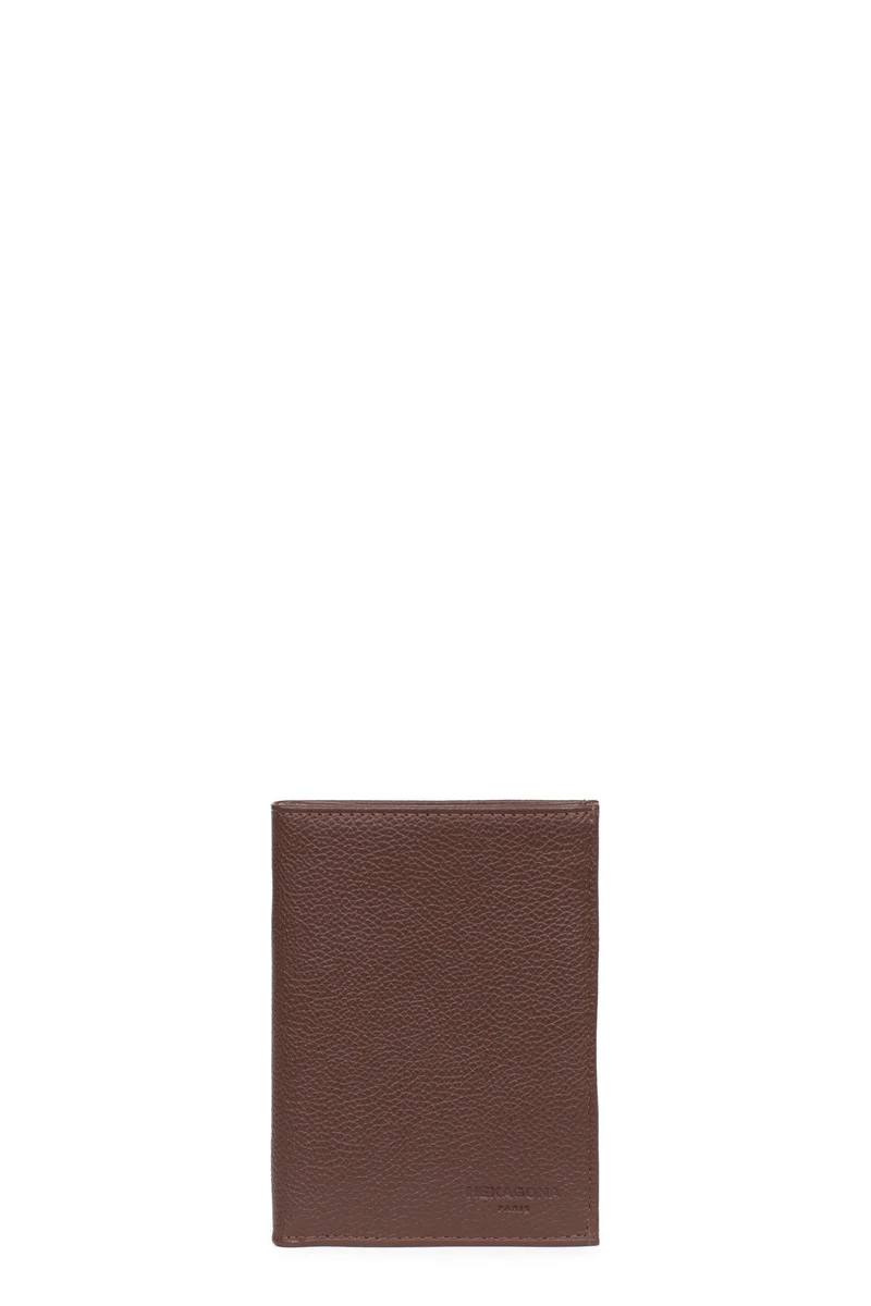 Portefeuille européen - 2 volets - Cuir