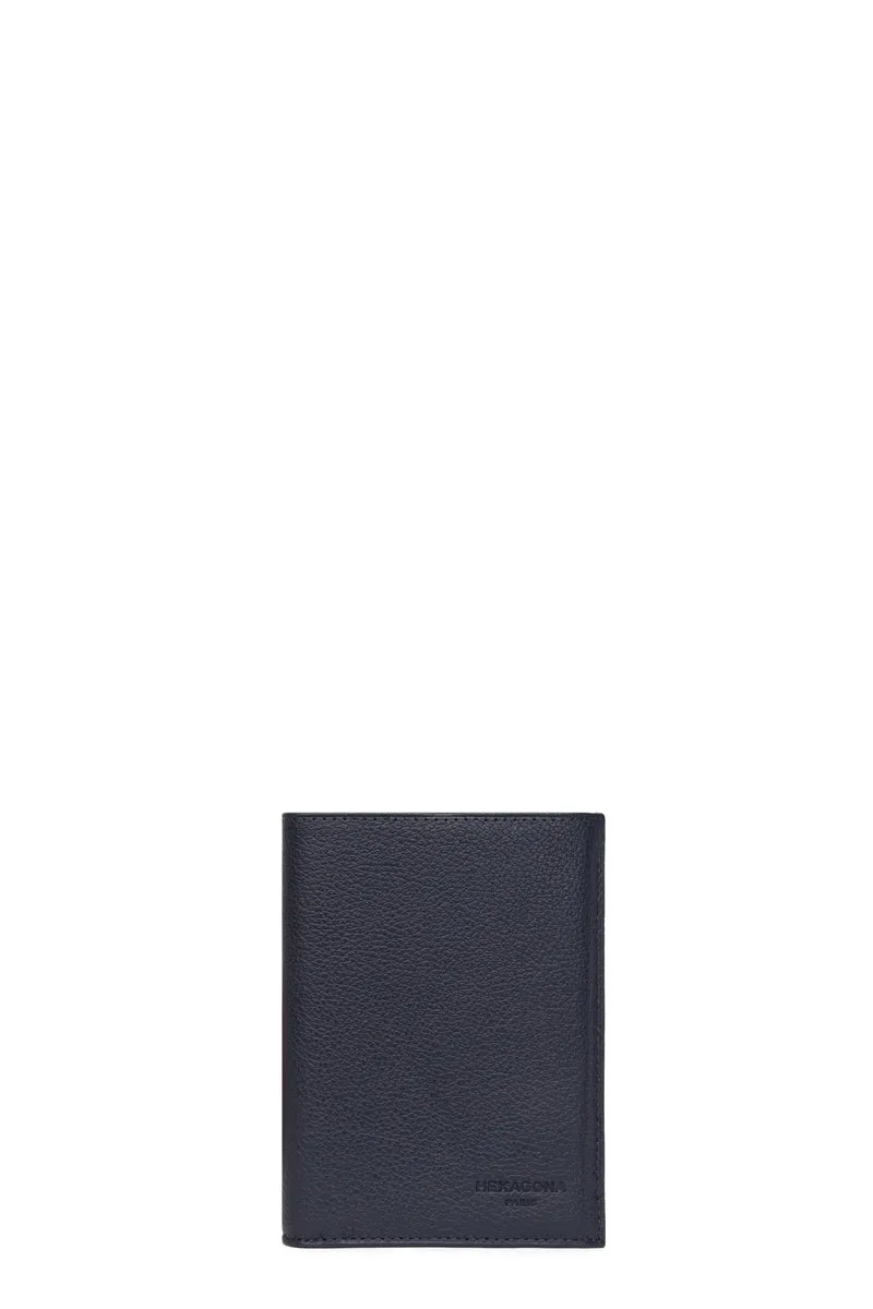 Portefeuille européen - 3 volets - Cuir