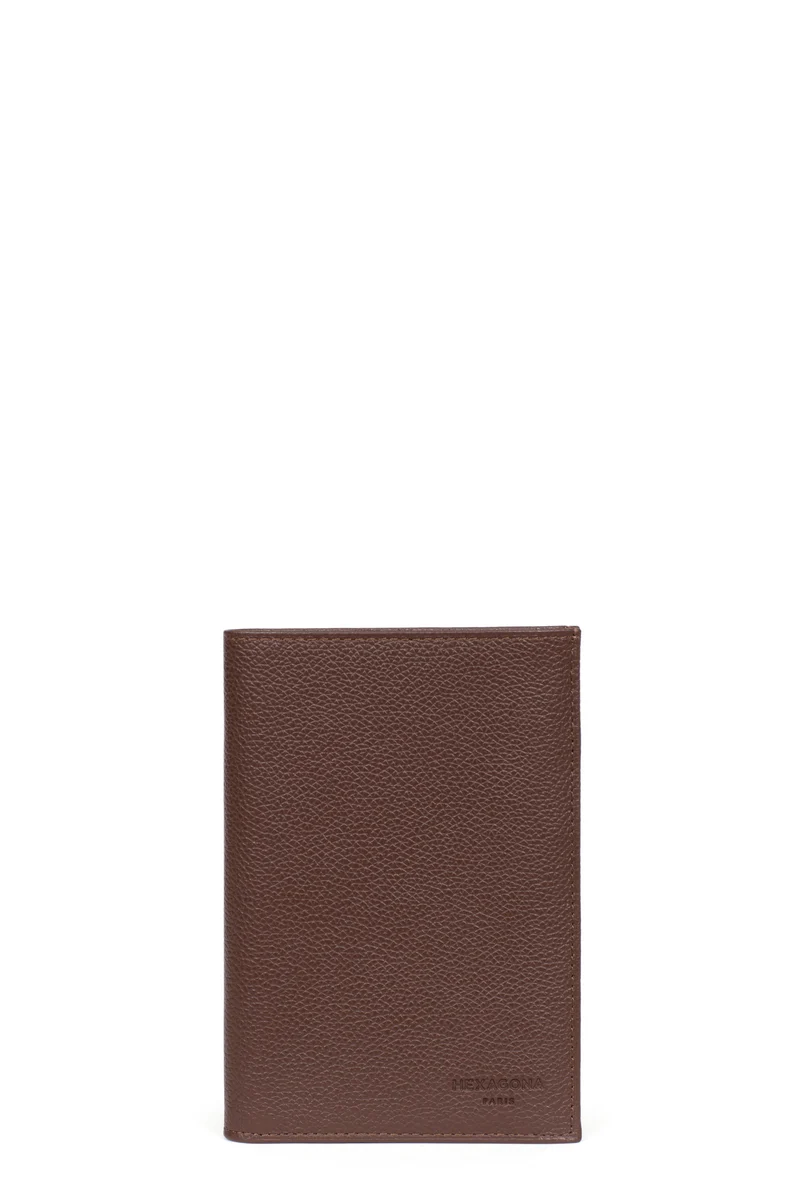 Portefeuille européen - 2 volets - Cuir