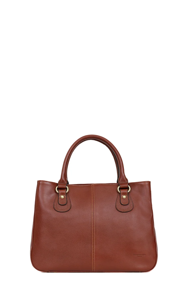 Sac porté main 2 poignées - Cuir