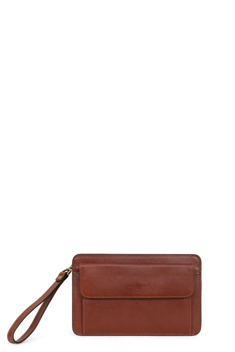 Pochette dragonne - Cuir