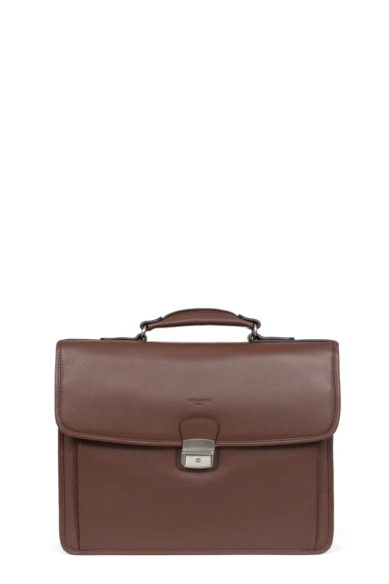 Cartable - A4 - Cuir