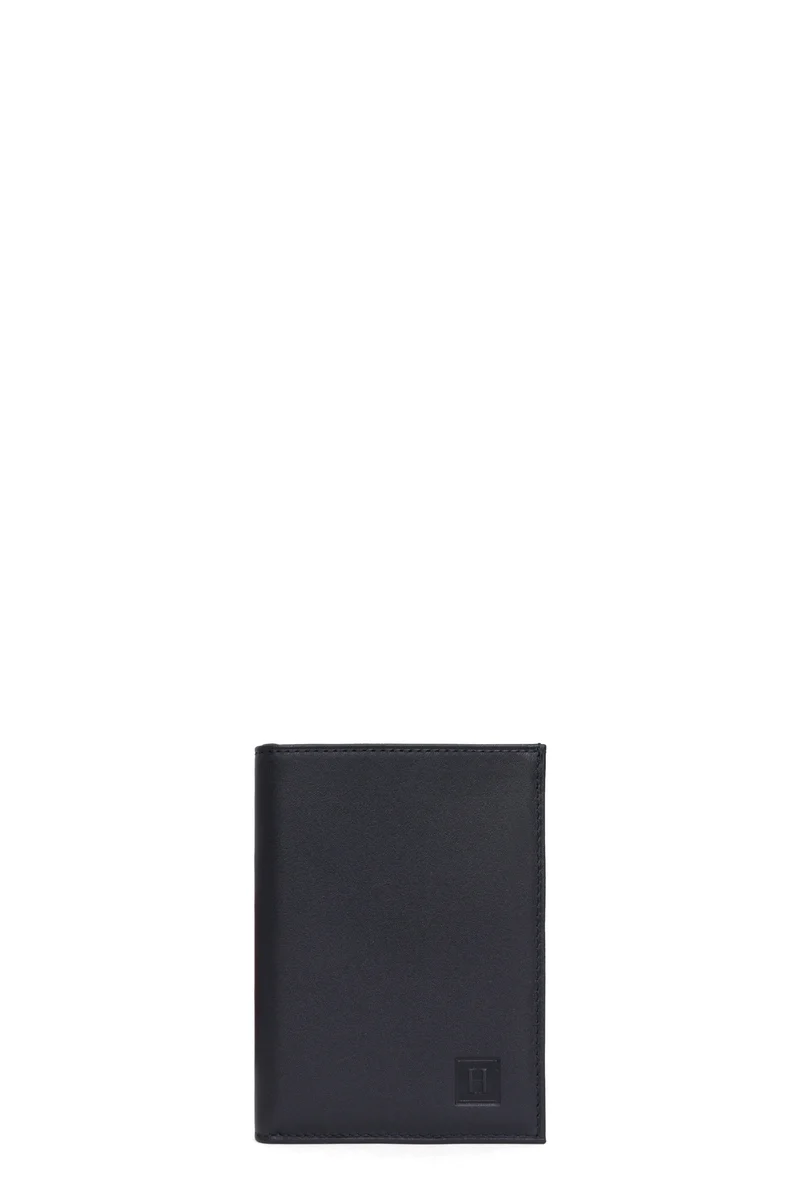 Portefeuille européen - 2 volets - Cuir