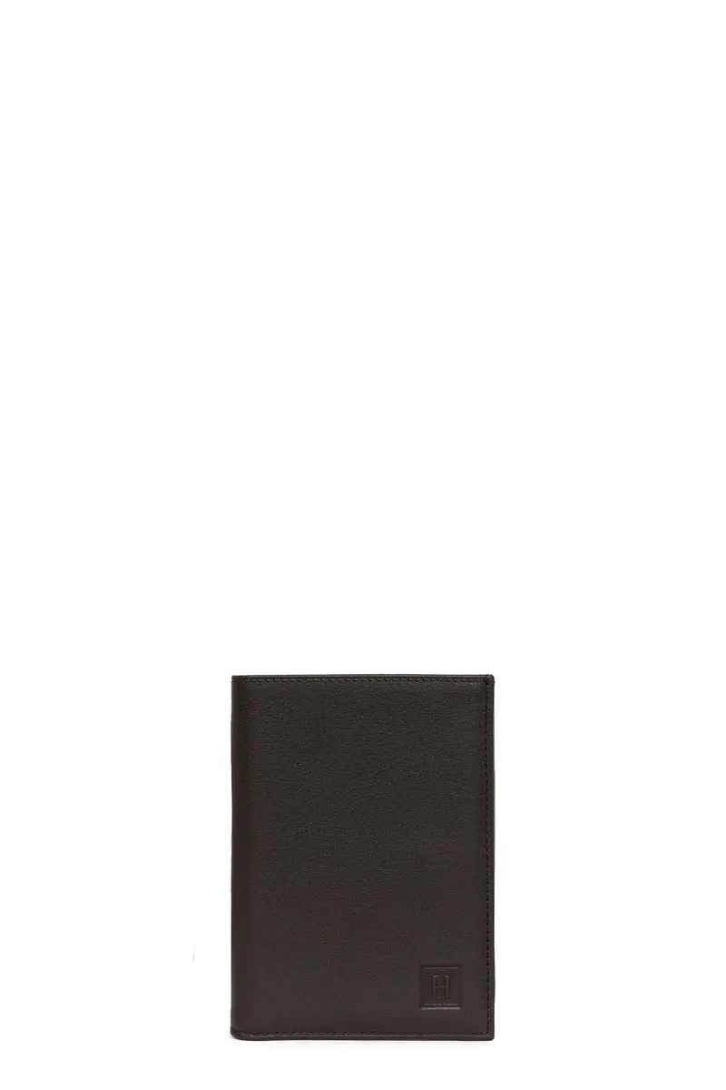 Portefeuille européen - 2 volets - Cuir