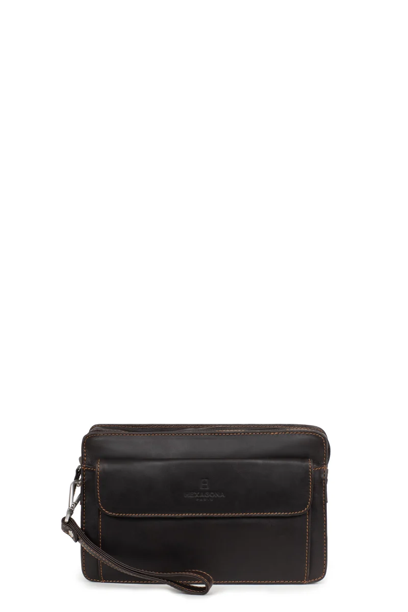Pochette dragonne - Cuir