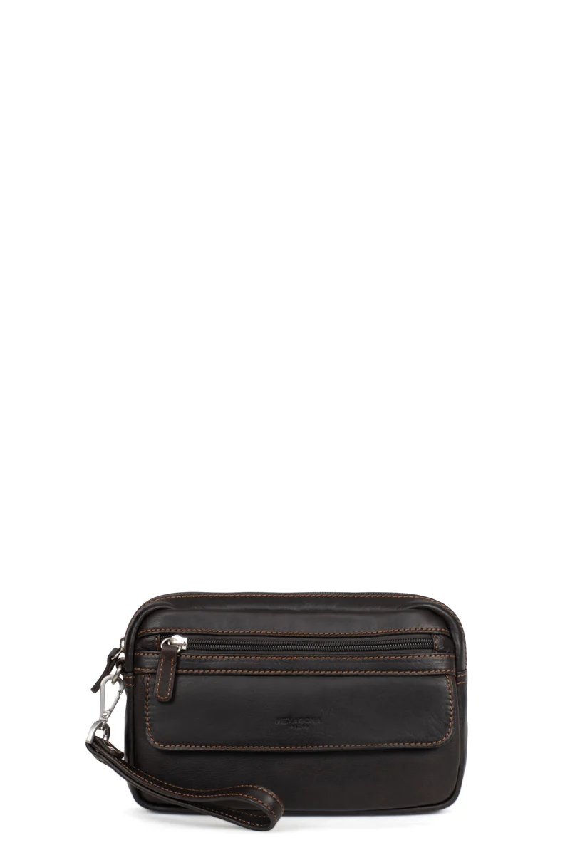 Pochette dragonne - Cuir
